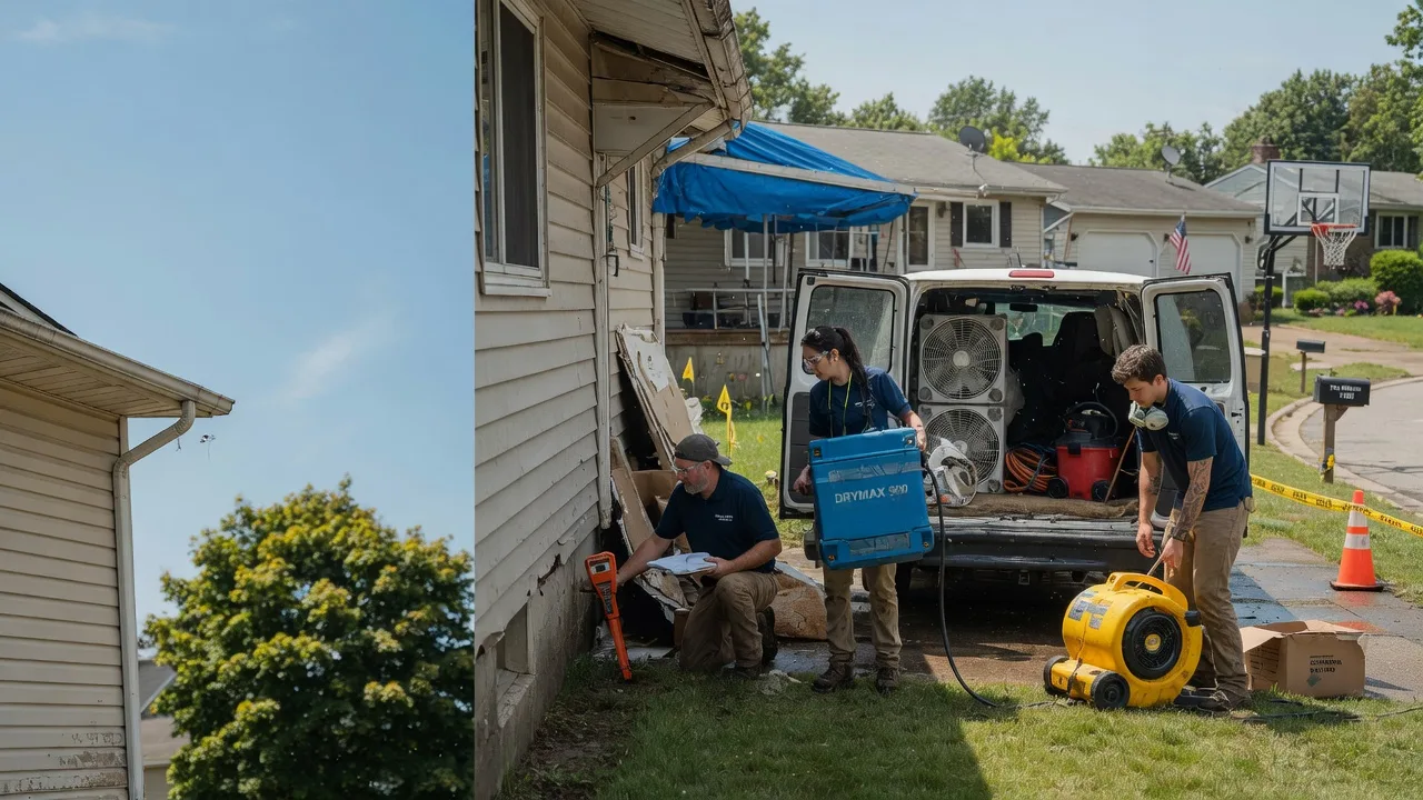 Ceiling Leak Cleanup in Topton, PA near me