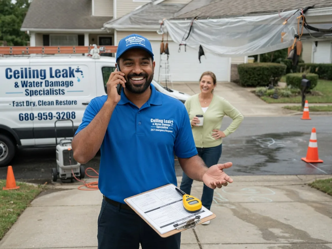 Ceiling Leak Cleanup Topton, PA FAQs